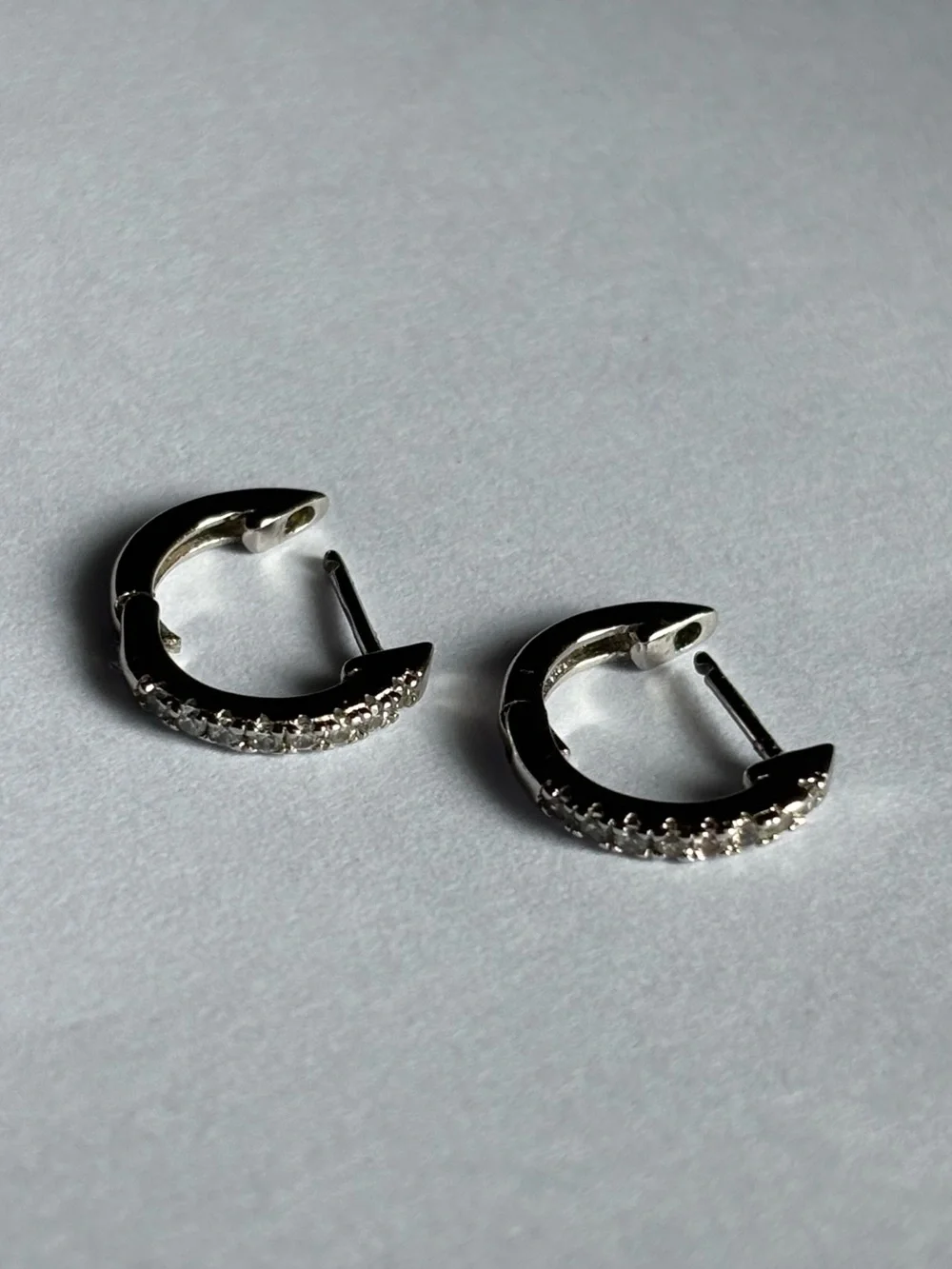 Pavoi CZ hoop earrings